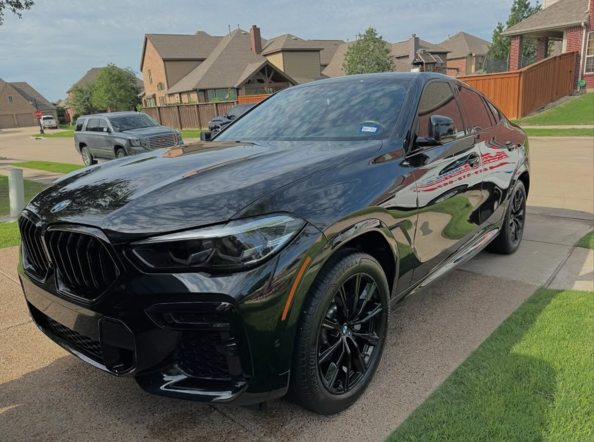 BMW X6 detail after